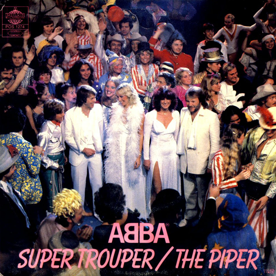 Cartula Frontal de Abba - Super Trouper / The Piper (Cd Single)