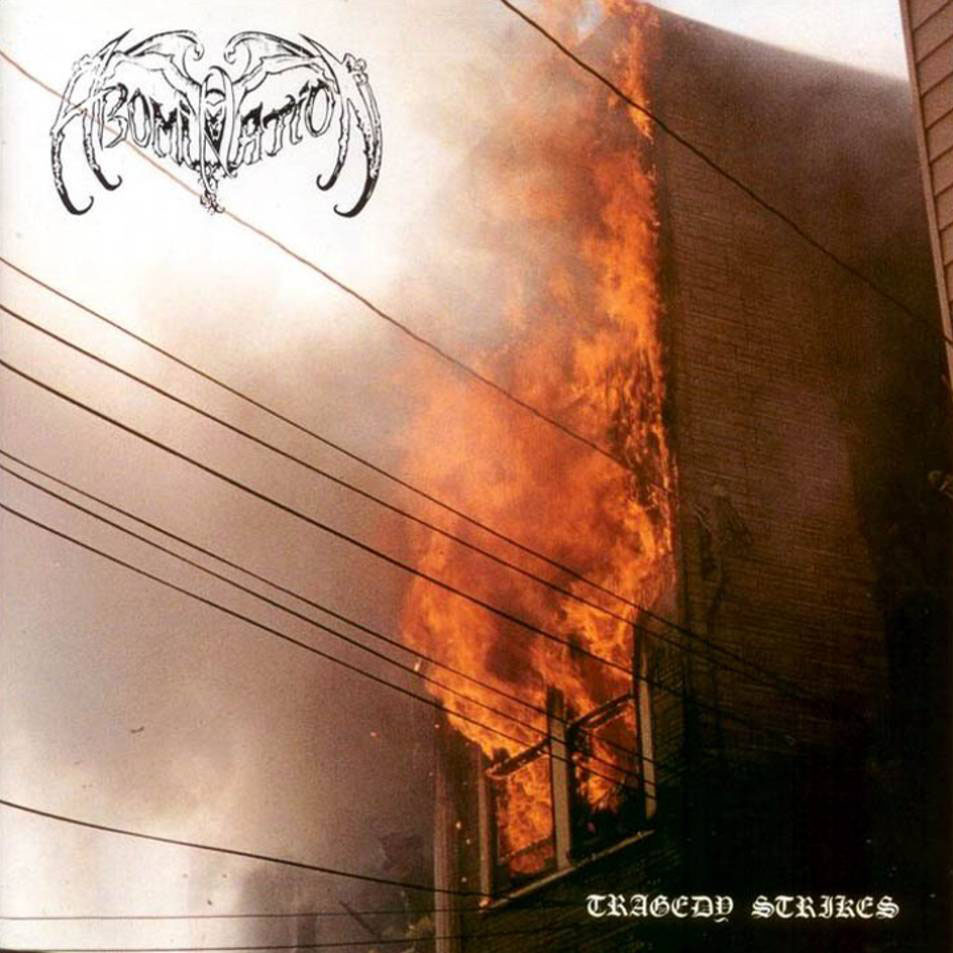 Cartula Frontal de Abomination - Tragedy Strikes