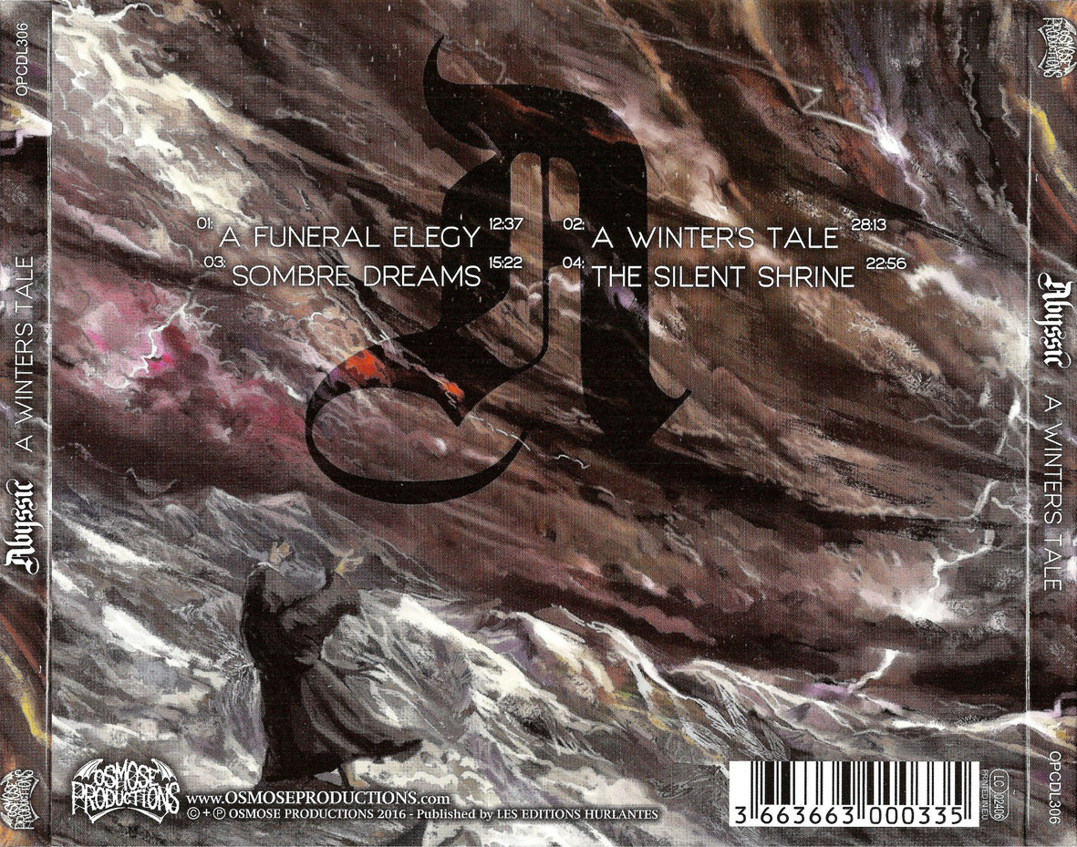 Cartula Trasera de Abyssic - A Winter's Tale