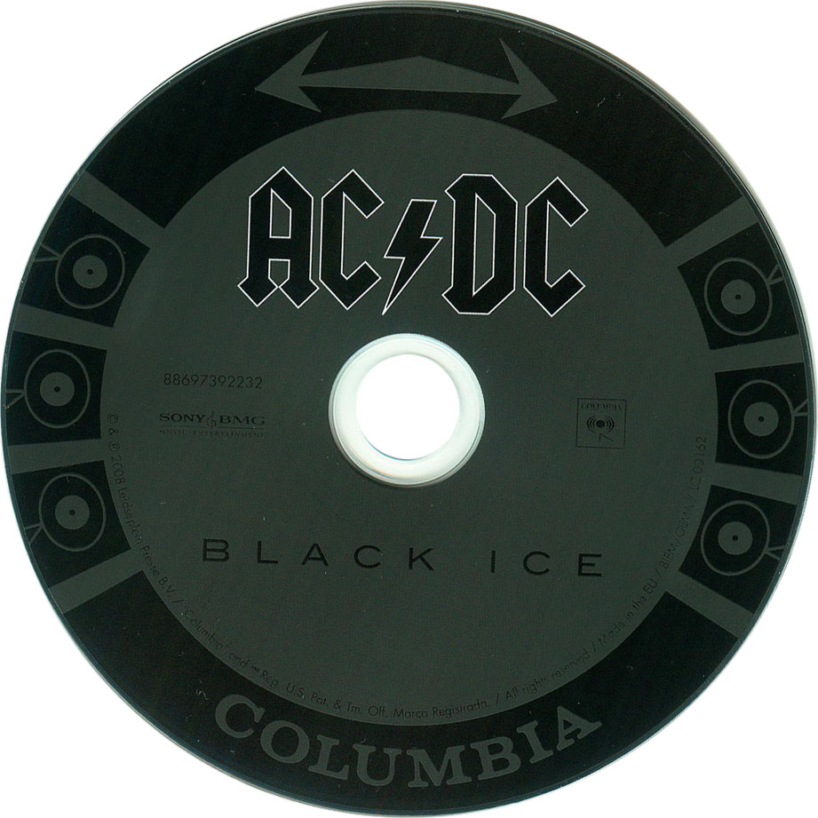 Cartula Cd de Acdc - Black Ice (Deluxe Edition)