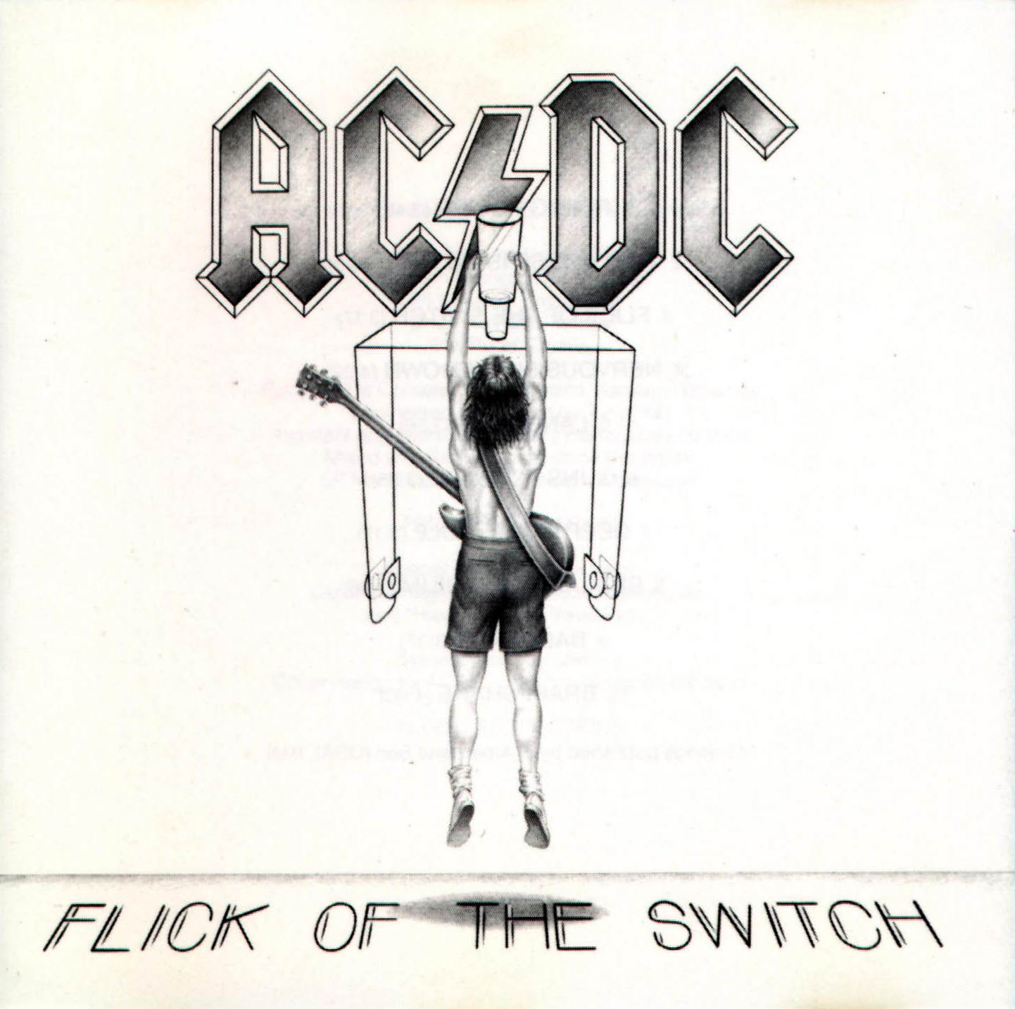 Cartula Frontal de Acdc - Flick Of The Switch