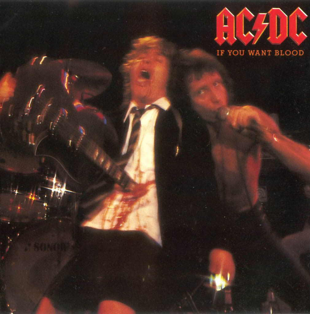 Cartula Frontal de Acdc - If You Want Blood You've Got It