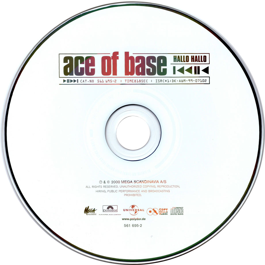 Cartula Cd de Ace Of Base - Hallo Hallo (Cd Single)