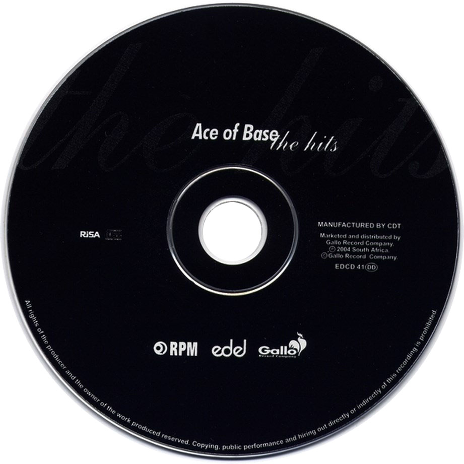 Cartula Cd de Ace Of Base - The Hits