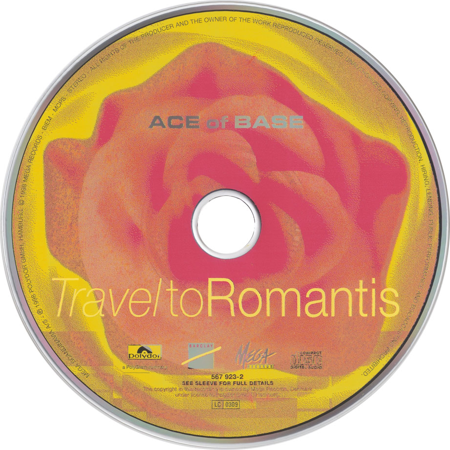 Cartula Cd de Ace Of Base - Travel To Romantis (Cd Single)