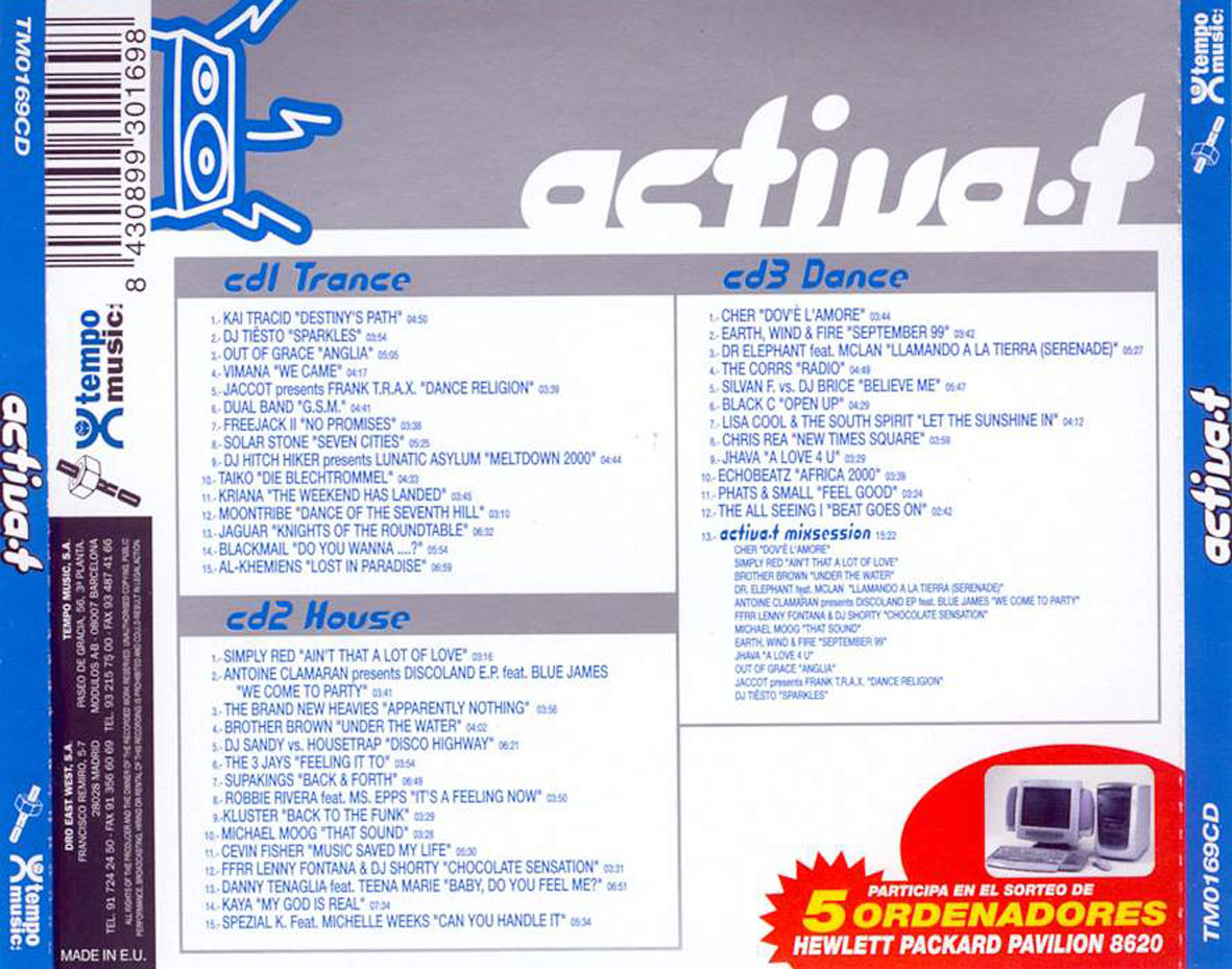 Cartula Trasera de Activa-T