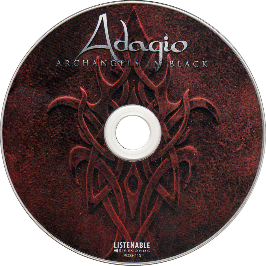 Cartula Cd de Adagio - Archangels In Black