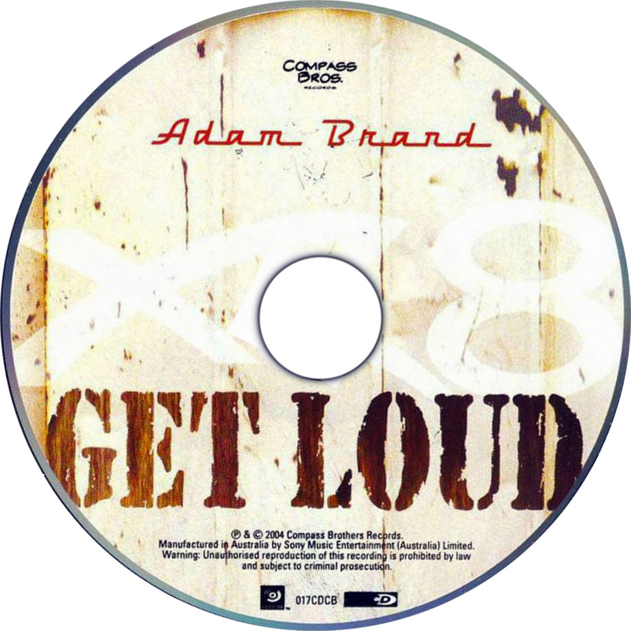 Cartula Cd de Adam Brand - Get Loud