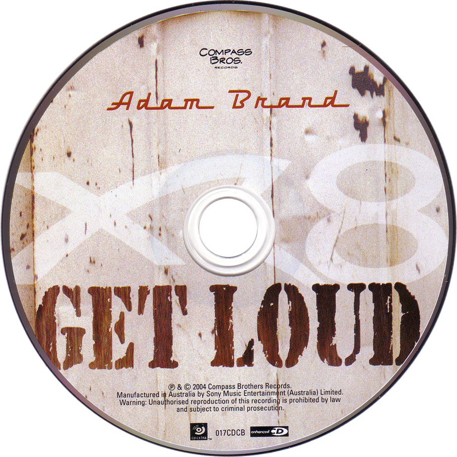 Cartula Cd de Adam Brand - Get Loud (Limited Edition)