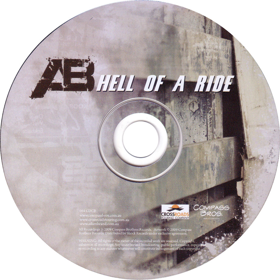 Cartula Cd de Adam Brand - Hell Of A Ride