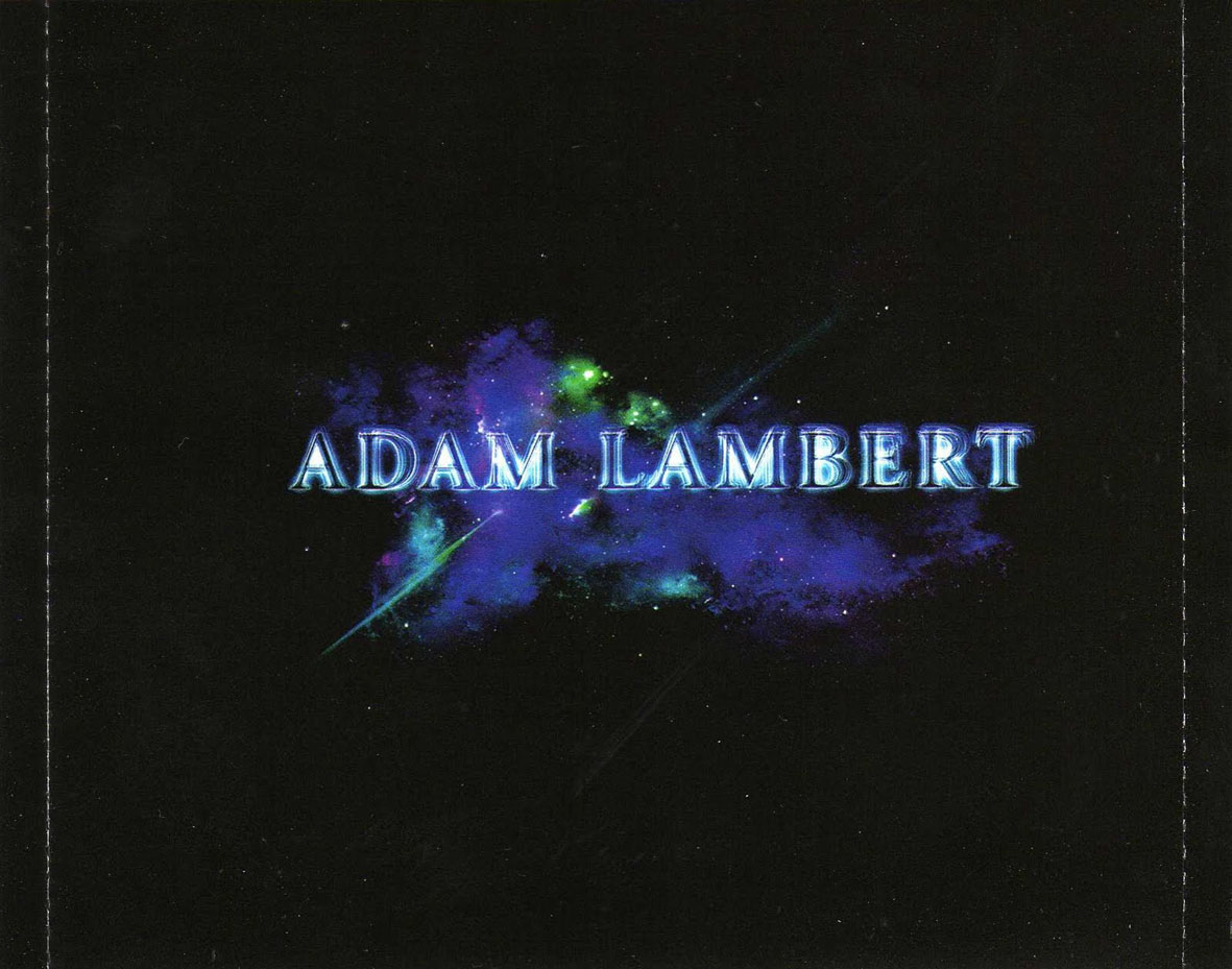 Cartula Interior Trasera de Adam Lambert - For Your Entertainment (18 Canciones)