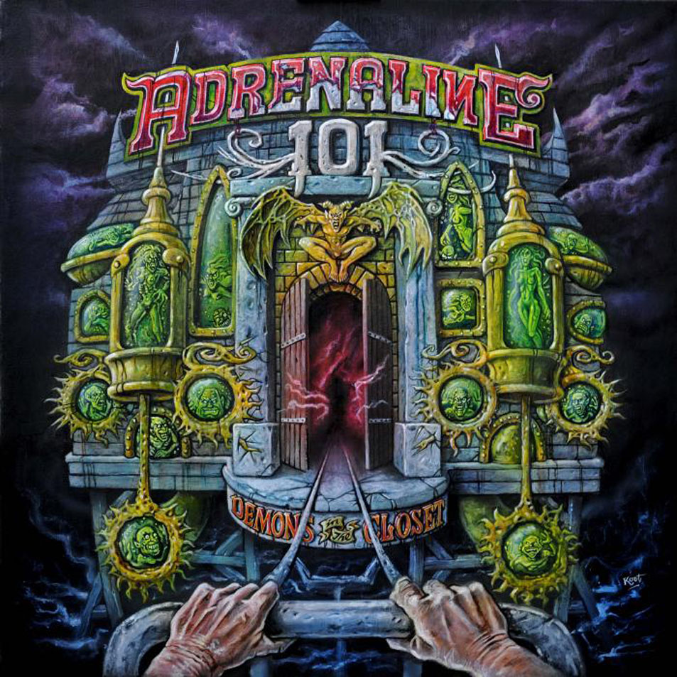 Cartula Frontal de Adrenaline 101 - Demons In The Closet