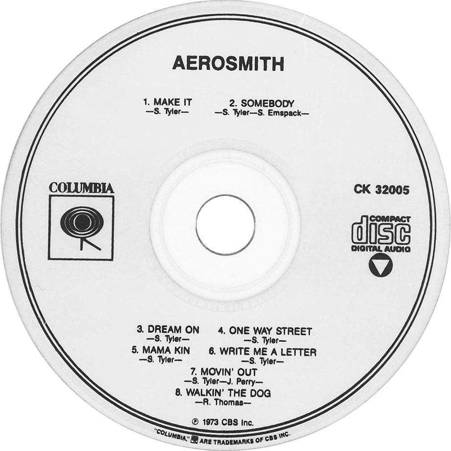 Cartula Cd de Aerosmith - Aerosmith