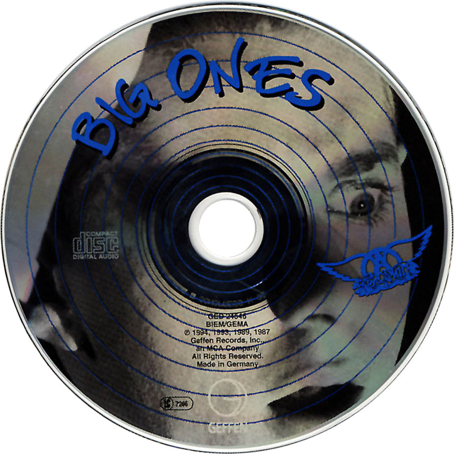 Cartula Cd de Aerosmith - Big Ones (European Edition)
