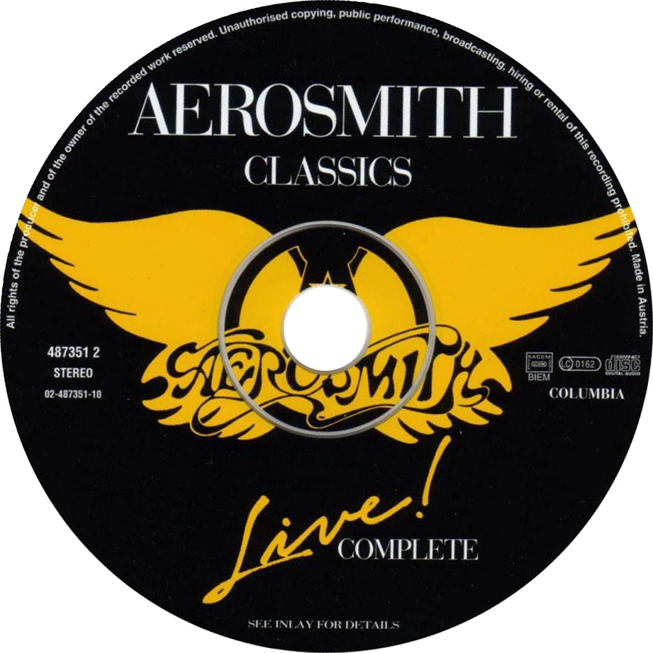Cartula Cd de Aerosmith - Classics Live Complete