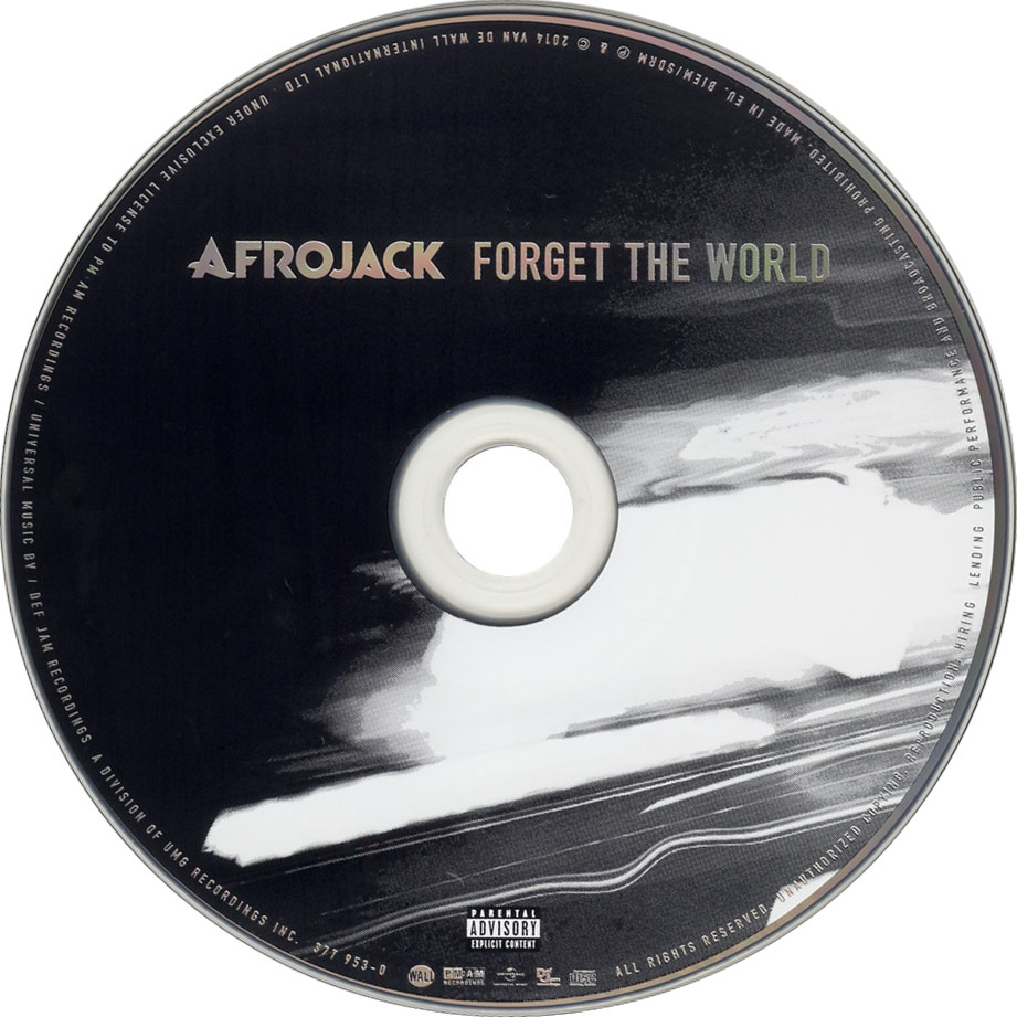 Cartula Cd de Afrojack - Forget The World