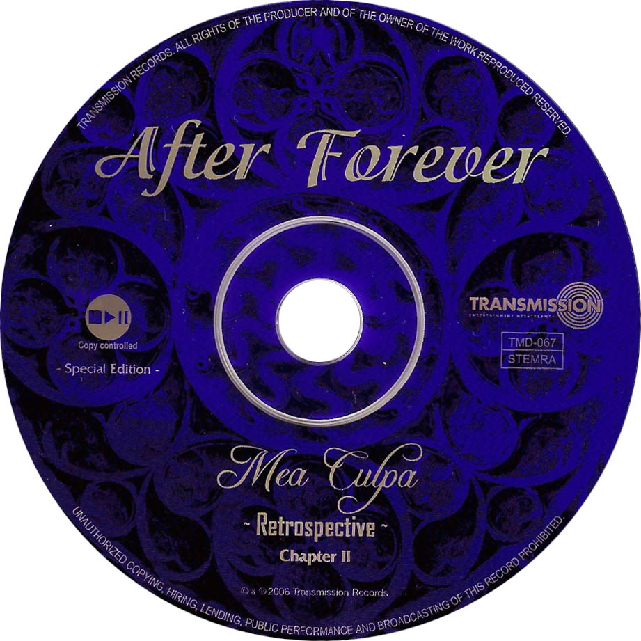 Cartula Cd2 de After Forever - Mea Culpa