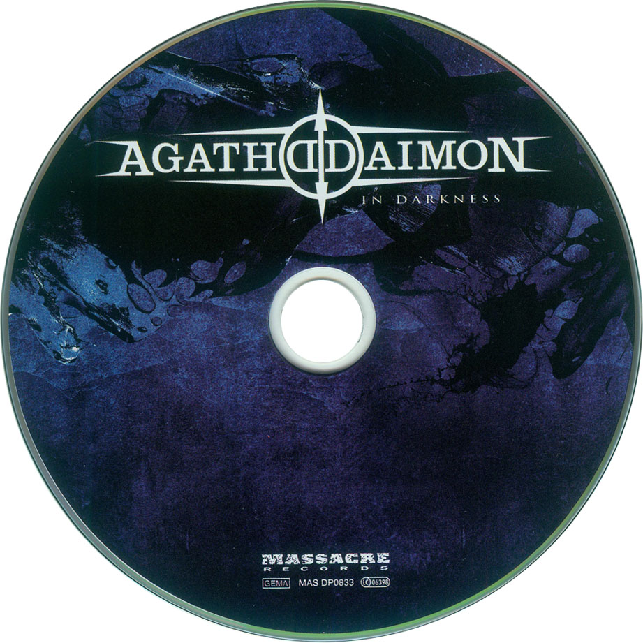 Cartula Cd de Agathodaimon - In Darkness