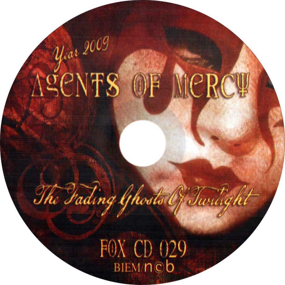 Cartula Cd de Agents Of Mercy - The Fading Ghosts Of Twilight