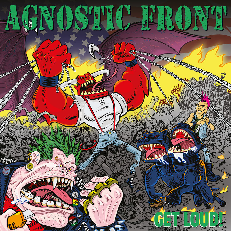 Cartula Frontal de Agnostic Front - Get Loud!