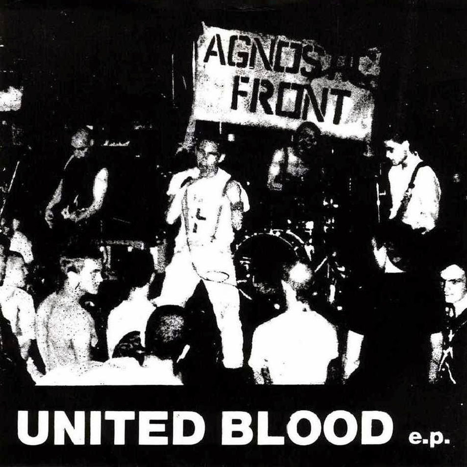 Cartula Frontal de Agnostic Front - United Blood (Ep)