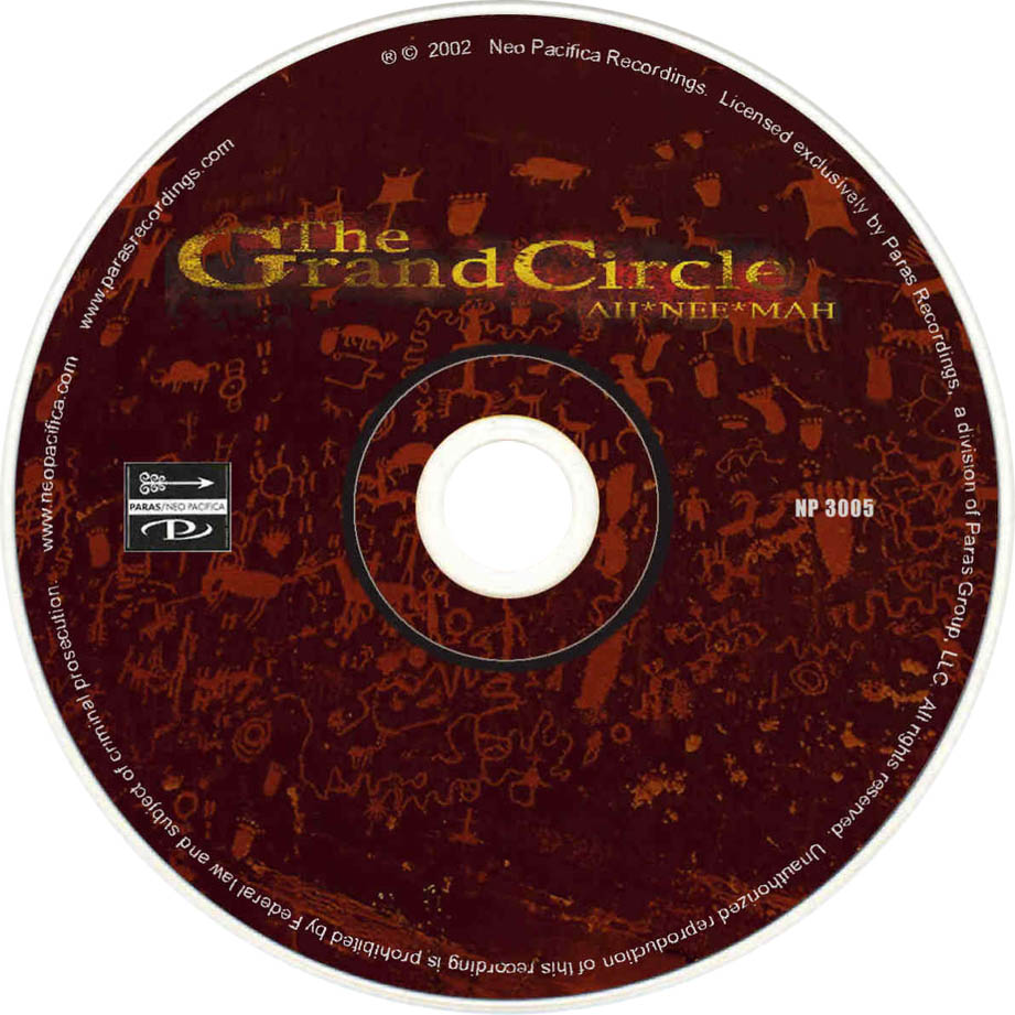 Cartula Cd de Ah*nee*mah - The Grand Circle