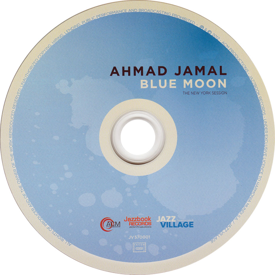 Cartula Cd de Ahmad Jamal - Blue Moon: The New York Session