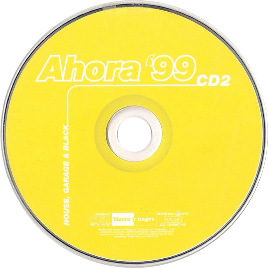 Cartula Cd2 de Ahora '99