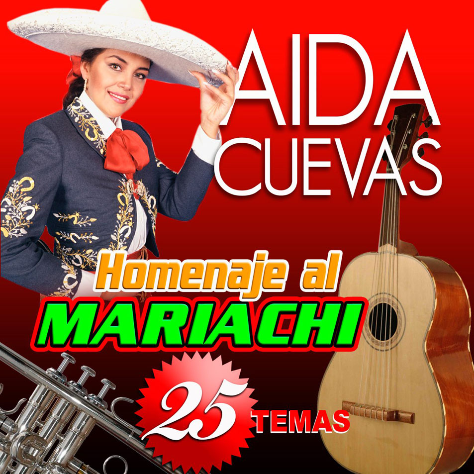 Cartula Frontal de Aida Cuevas - 25 Exitos: Homenaje Al Mariachi