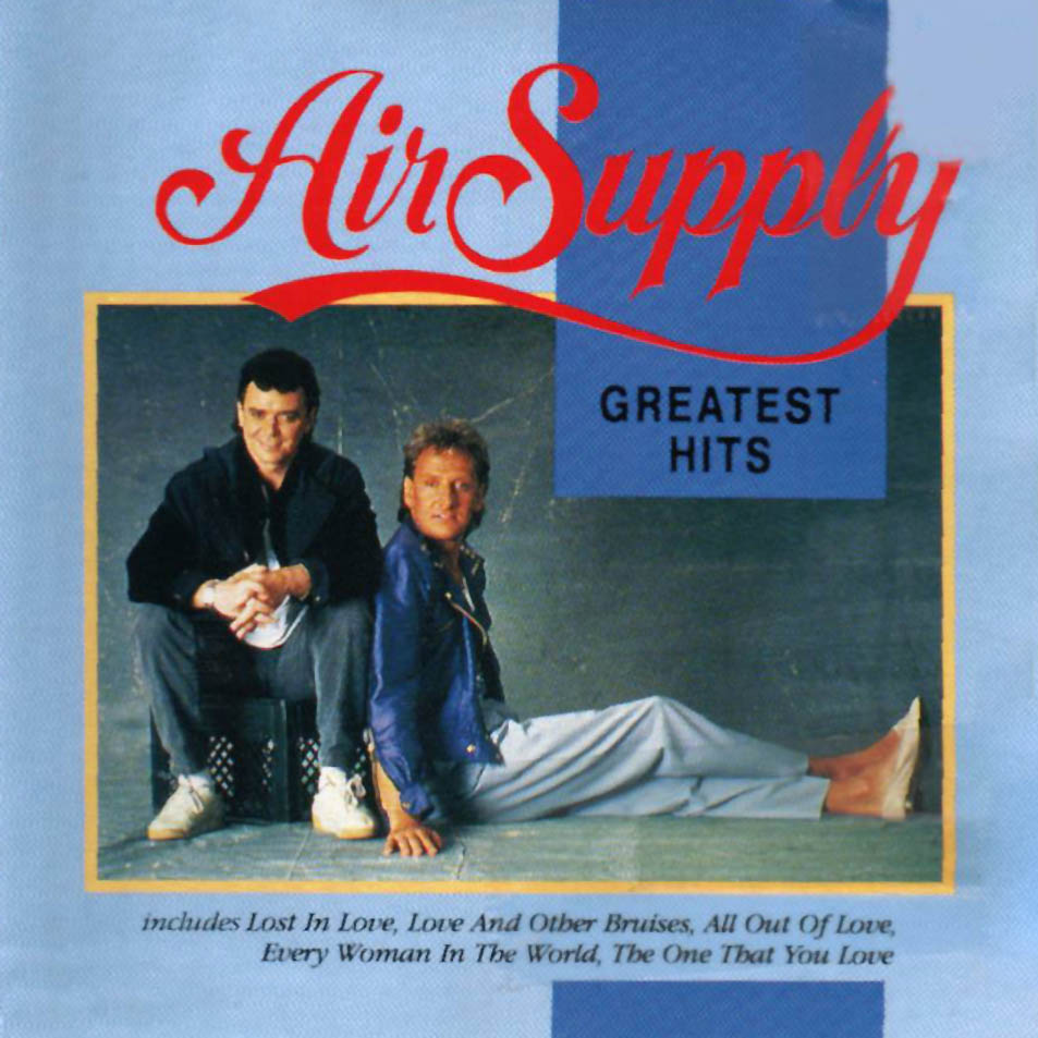 Cartula Frontal de Air Supply - Greatest Hits (1992)