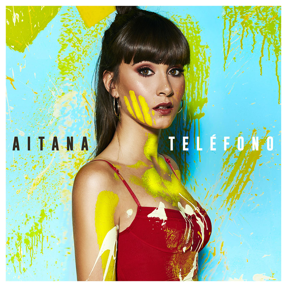 Cartula Frontal de Aitana Ocaa - Telefono (Cd Single)