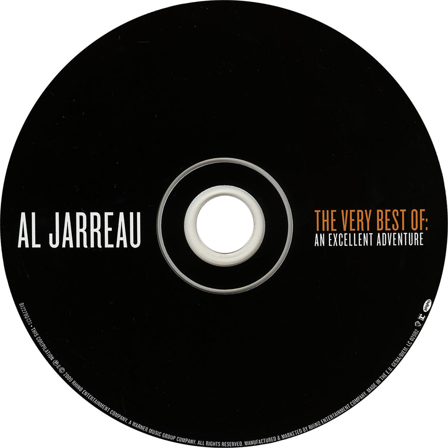 Cartula Cd de Al Jarreau - The Very Best Of: An Excellent Adventure