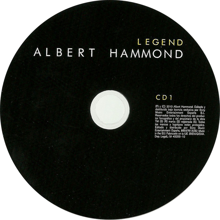 Cartula Cd1 de Albert Hammond - Legend