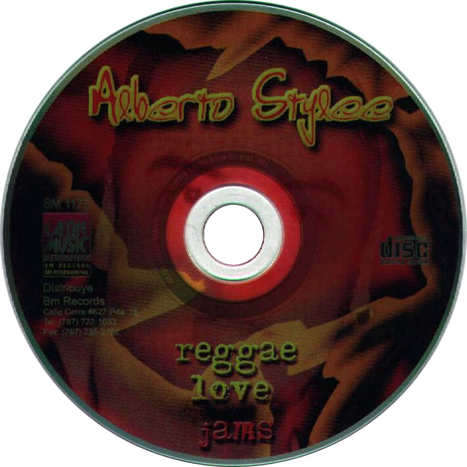 Cartula Cd de Alberto Stylee - Reggae Love Jams