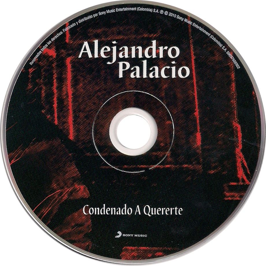 Cartula Cd de Alejandro Palacio - Condenado A Quererte