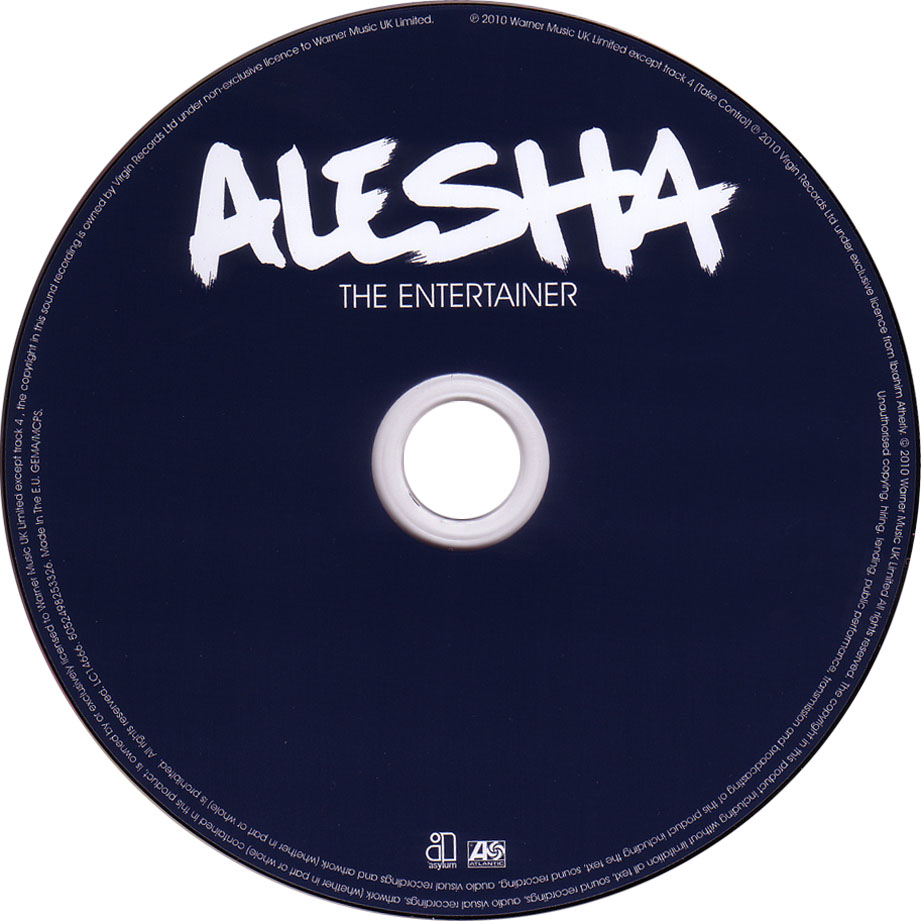 Cartula Cd de Alesha Dixon - The Entertainer
