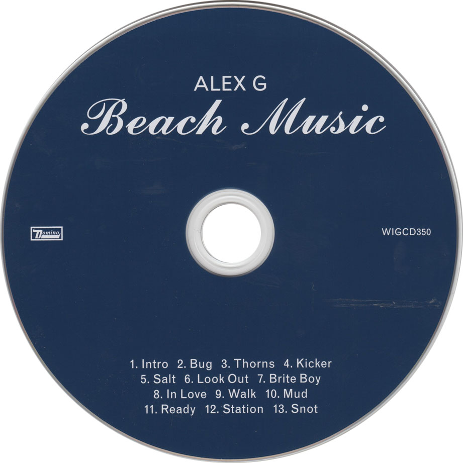 Cartula Cd de Alex G - Beach Music