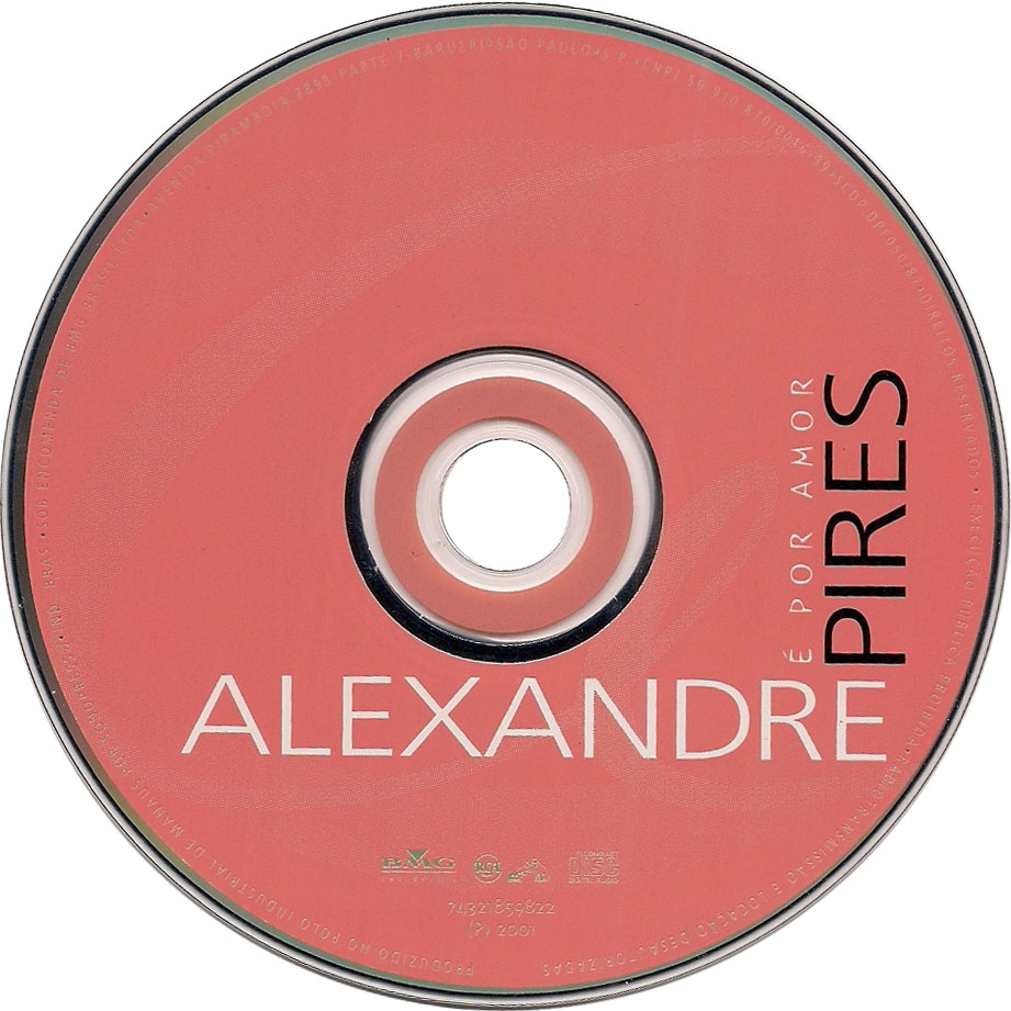 Cartula Cd de Alexandre Pires - E Por Amor