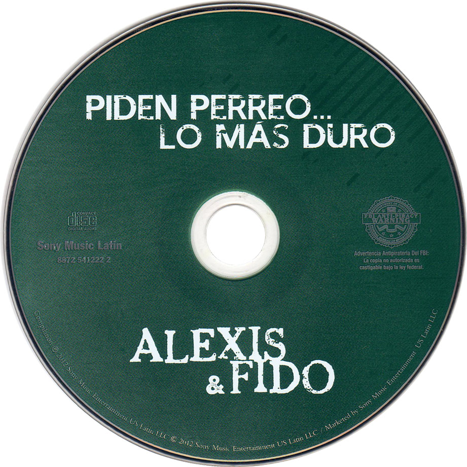 Cartula Cd de Alexis & Fido - Piden Perreo... Lo Mas Duro (Fan Pack Edition)