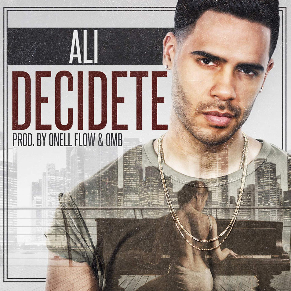Cartula Frontal de Ali - Decidete (Cd Single)