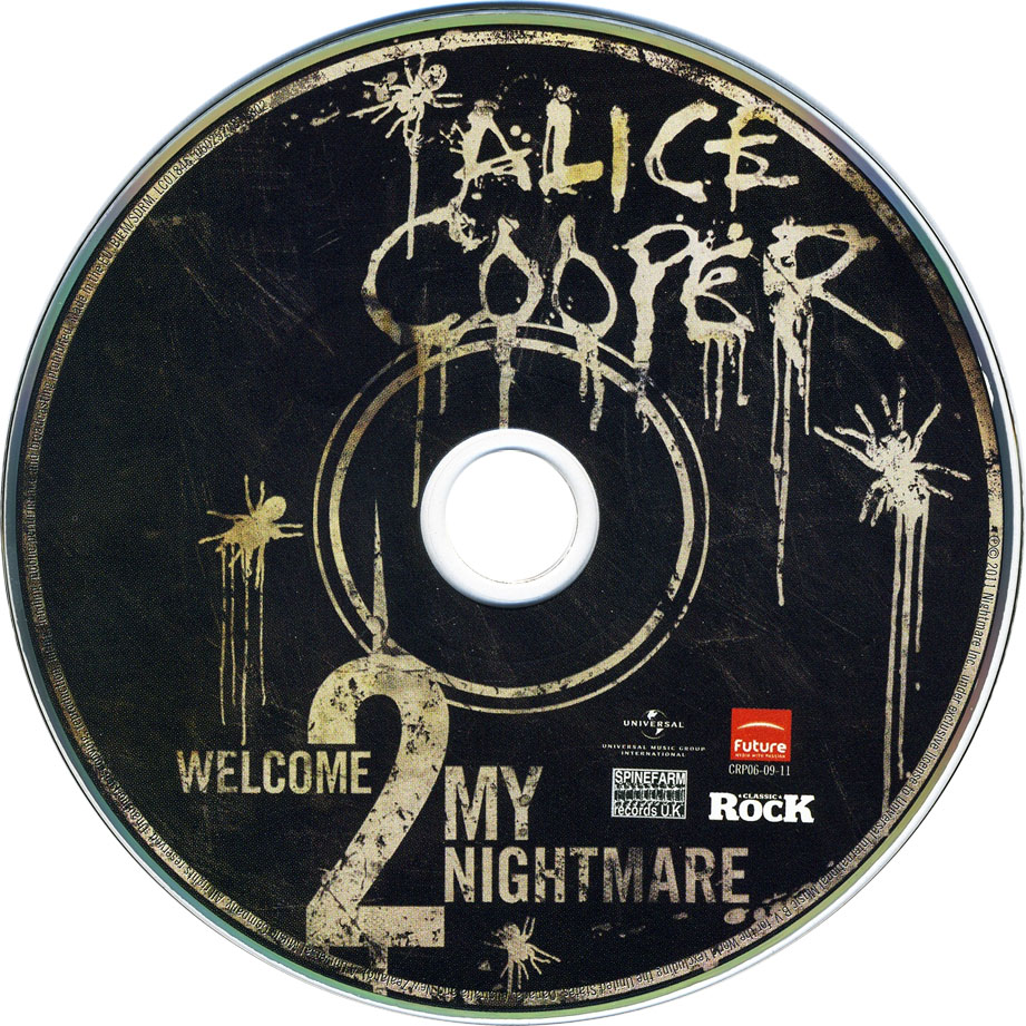 Cartula Cd de Alice Cooper - Welcome 2 My Nightmare (Limited Edition)