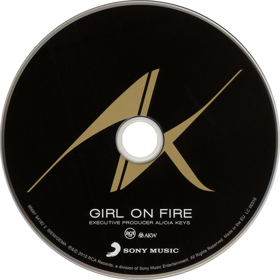 Carátula Cd de Alicia Keys - Girl On Fire