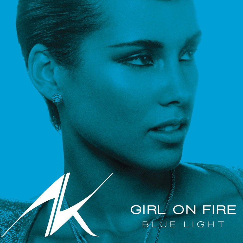 Cartula Frontal de Alicia Keys - Girl On Fire (Bluelight) (Cd Single)