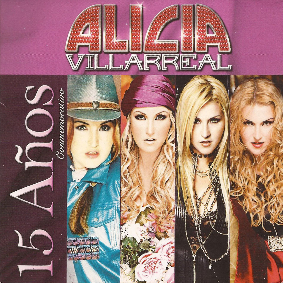 Cartula Frontal de Alicia Villarreal - 15 Aos Conmemorativo