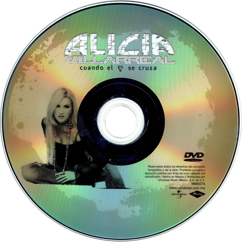 Cartula Dvd de Alicia Villarreal - Cuando El Corazon Se Cruza (Edicion Especial)