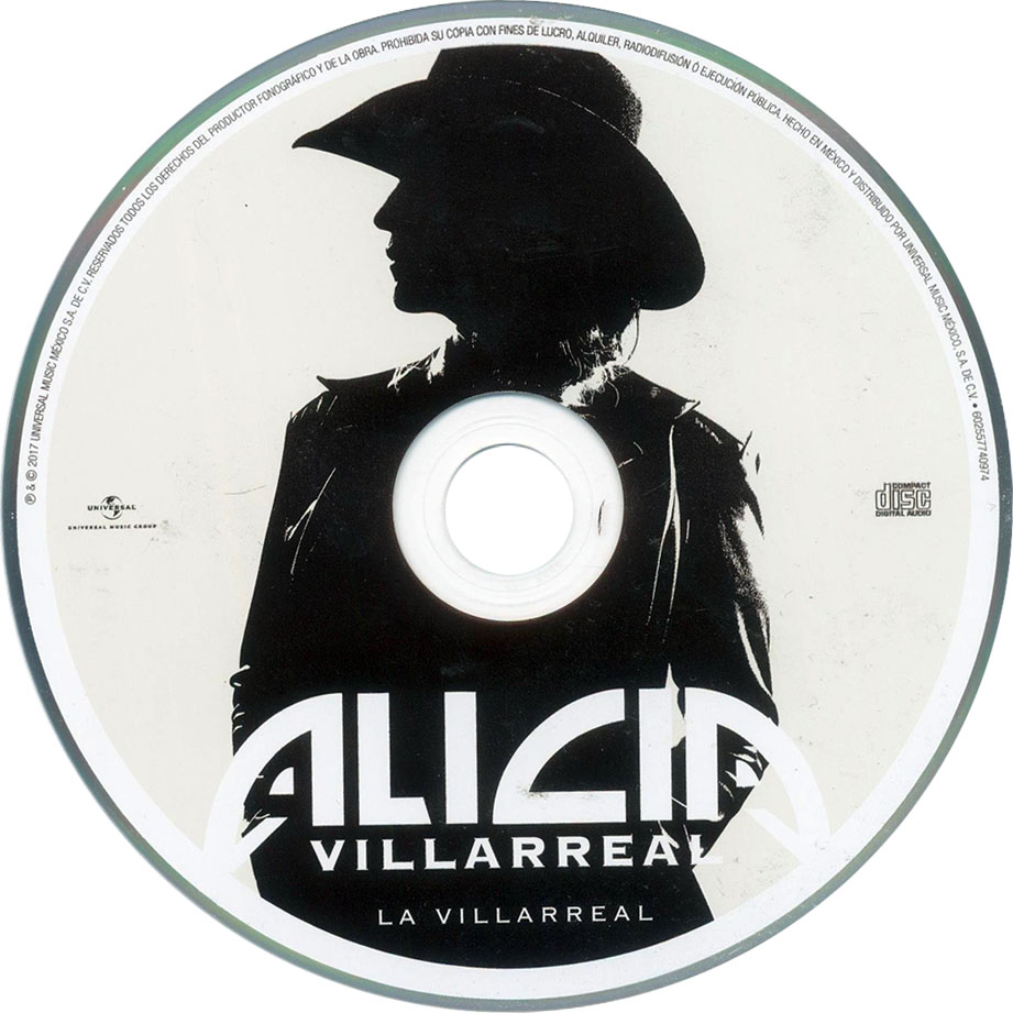 Cartula Cd de Alicia Villarreal - La Villarreal