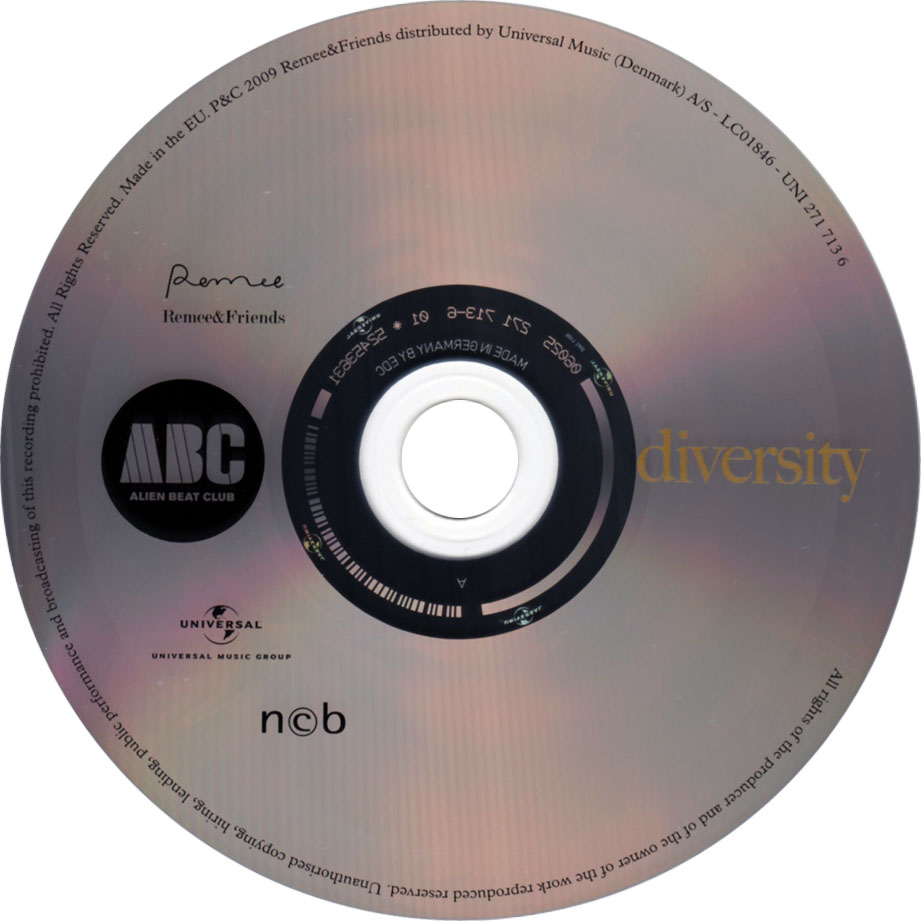 Cartula Cd de Alien Beat Club - Diversity