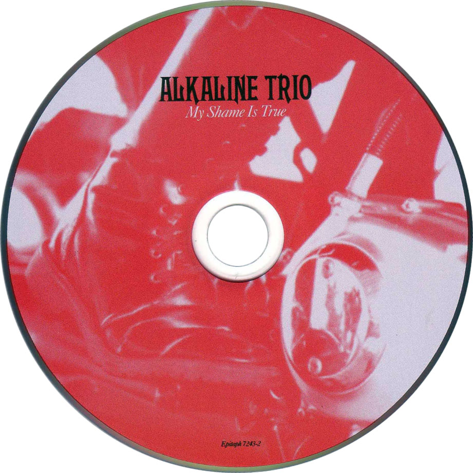 Cartula Cd de Alkaline Trio - My Shame Is True