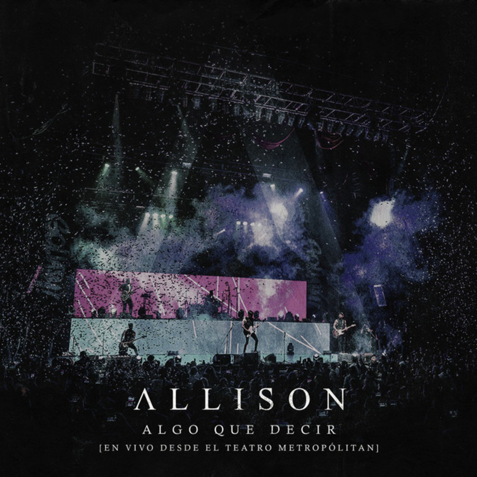 Cartula Frontal de Allison - Algo Que Decir (En Vivo) (Cd Single)