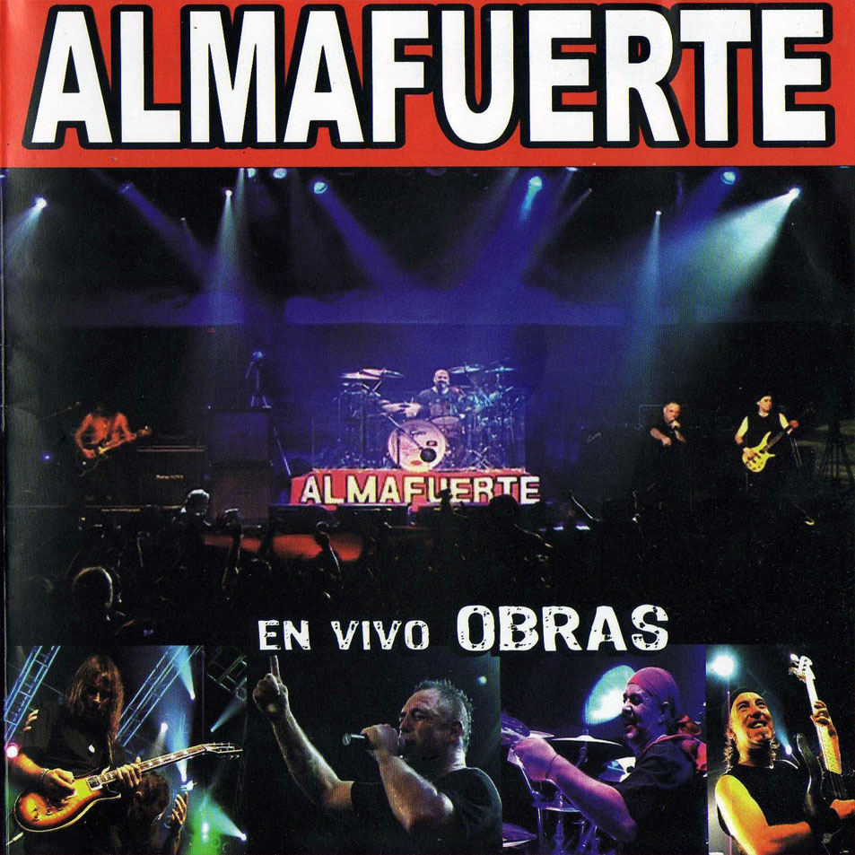 Cartula Frontal de Almafuerte - En Vivo Obras 2009